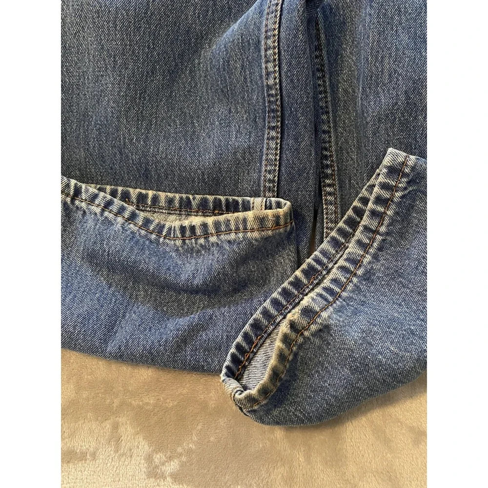 Levis 550 Jeans Mens 38x29‎ Blue Relaxed Fit Tapered Leg Grunge Classic Casual